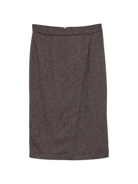 Manuel Ritz marl-effect midi skirt