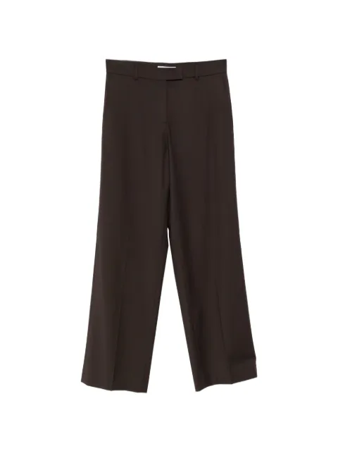 Manuel Ritz belt-loop straight-leg trousers