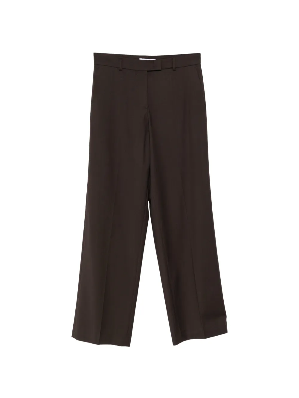 Manuel Ritz belt-loop straight-leg trousers - Marron Manuel Ritz belt-loop straight-leg trousers - Marron