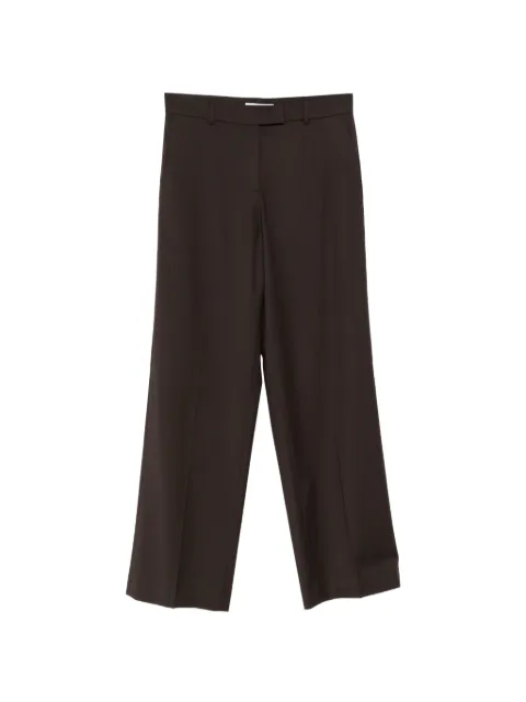 Manuel Ritz belt-loop straight-leg trousers