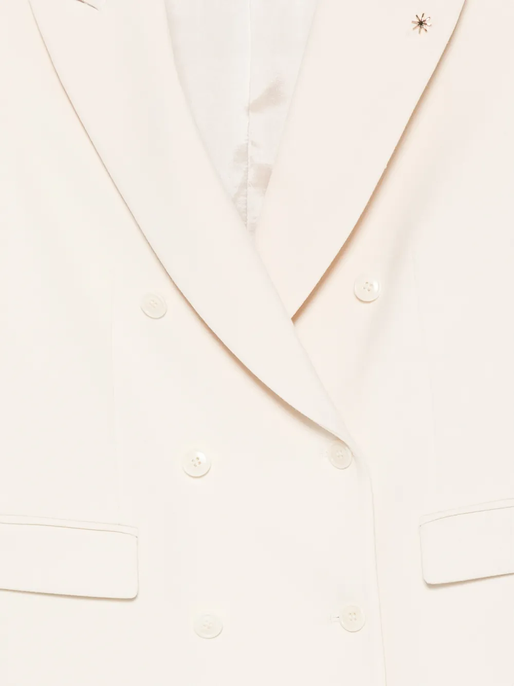 Manuel Ritz double-breasted buttoned blazer Beige