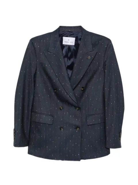 Manuel Ritz pinstripe double-breasted jacket
