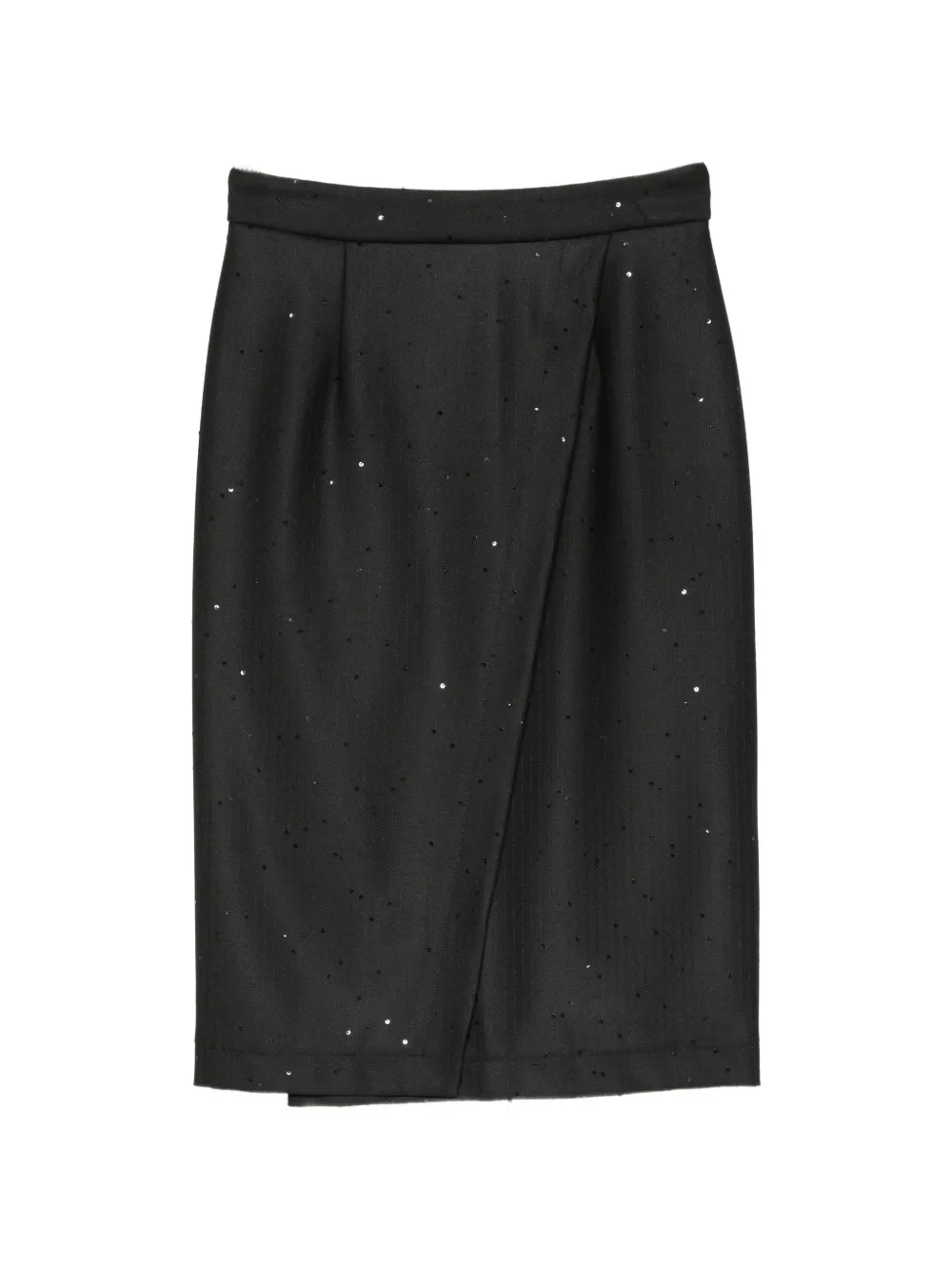 Manuel Ritz sequin-embellished midi skirt - Noir Manuel Ritz sequin-embellished midi skirt - Noir