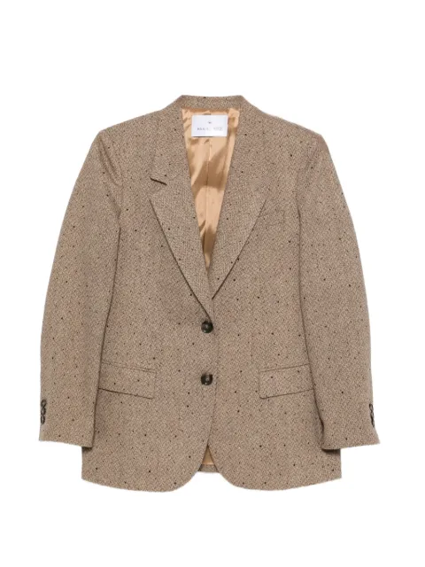 Manuel Ritz chevron-pattern blazer