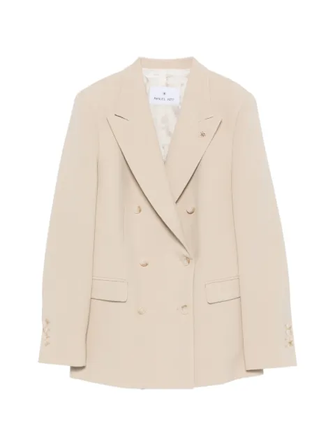 Manuel Ritz double-breasted peak-lapel jacket