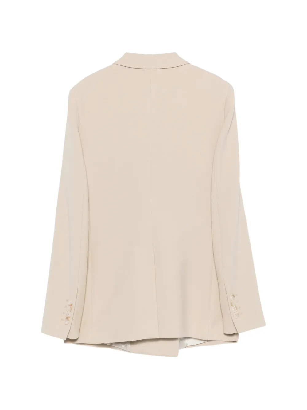 Manuel Ritz double-breasted peak-lapel jacket Beige