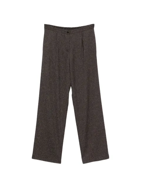 Manuel Ritz mélange pleated trousers