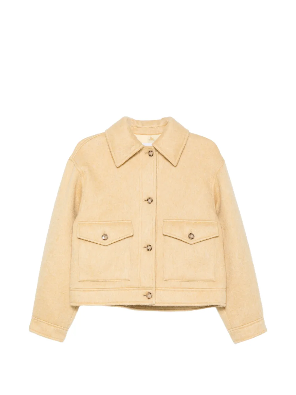 Manuel Ritz flap-pocket buttoned jacket - Gelb