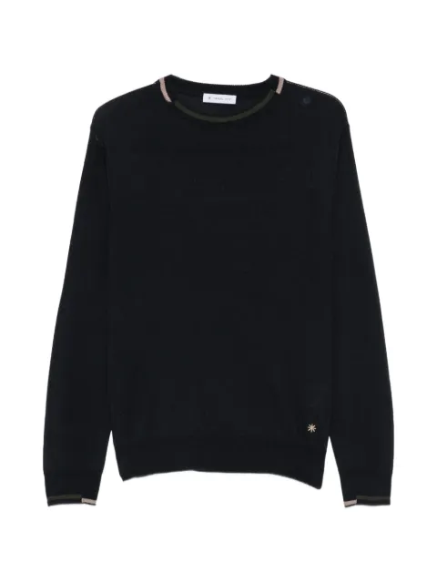 Manuel Ritz contrast-trim wool-blend sweater