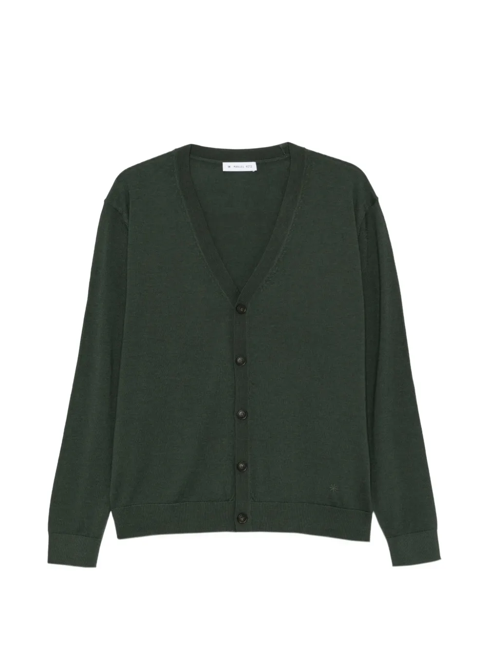 Manuel Ritz button-up V-neck cardigan - Vert Manuel Ritz button-up V-neck cardigan - Vert