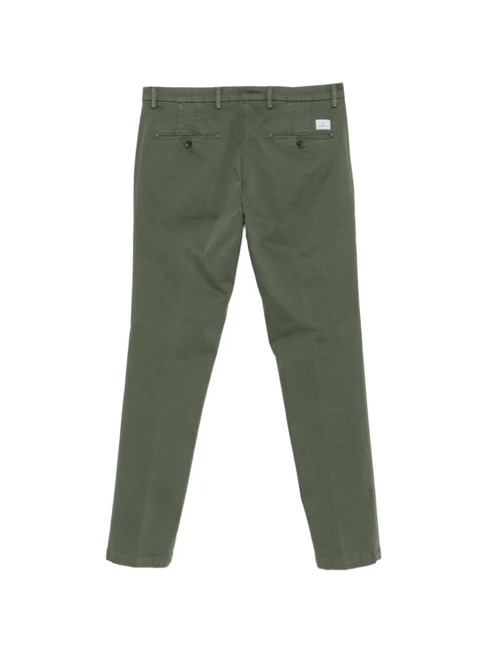 Manuel Ritz Milano slim-fit broek van stretchkatoen Groen