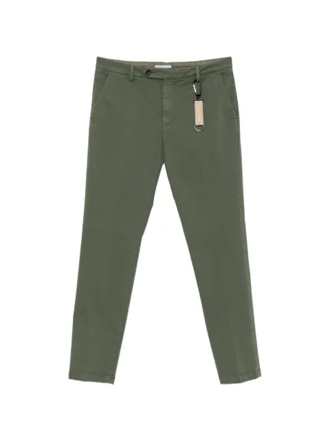 Manuel Ritz Milano slim-fit stretch-cotton trousers