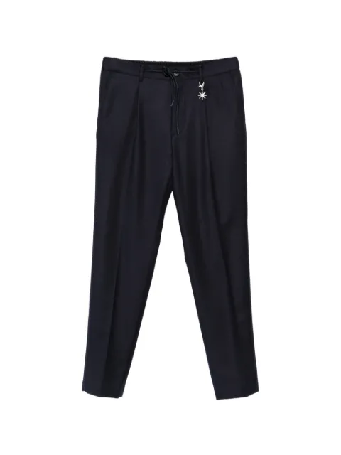 Manuel Ritz drawstring pleated trousers