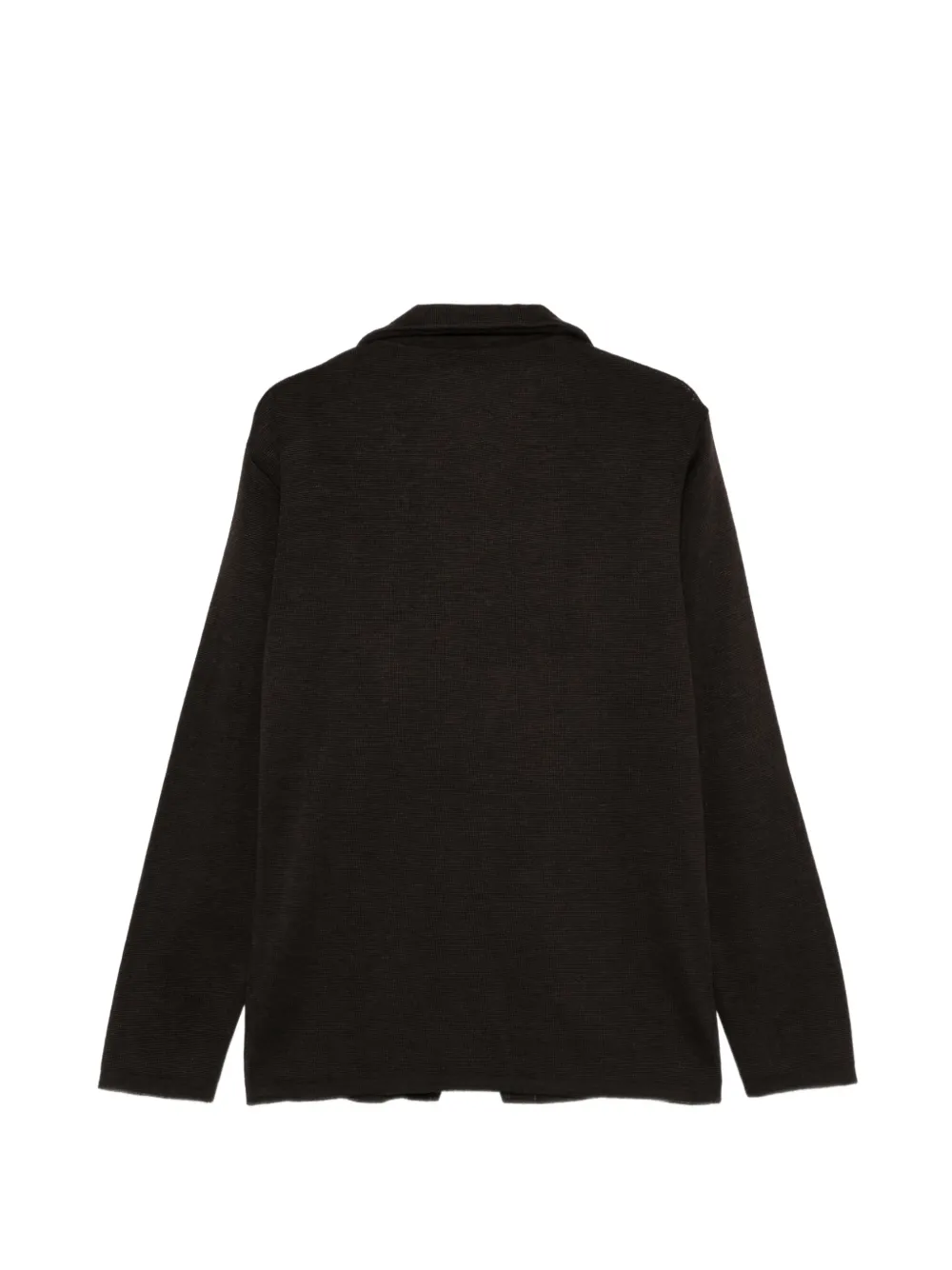 Manuel Ritz knitted notch-lapel blazer Bruin