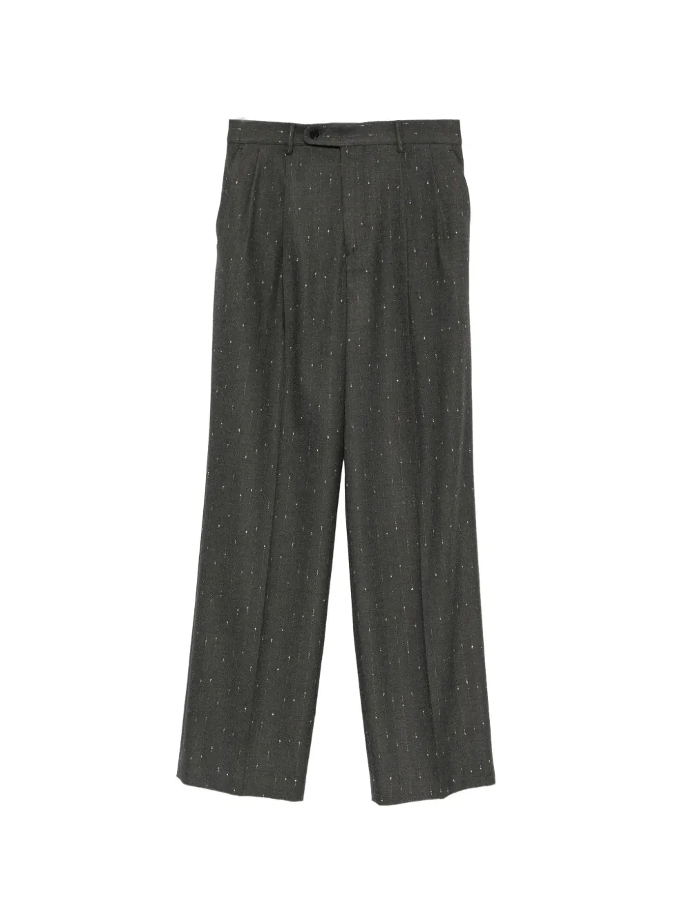 Manuel Ritz pinstriped pleated trousers - Gris Manuel Ritz pinstriped pleated trousers - Gris