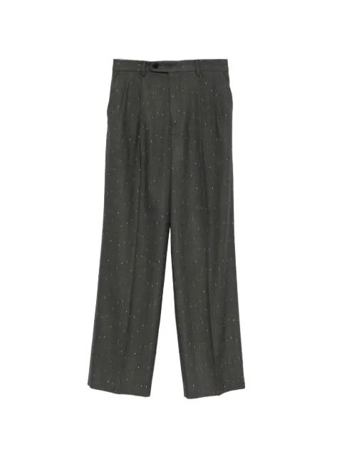 Manuel Ritz pinstriped pleated trousers