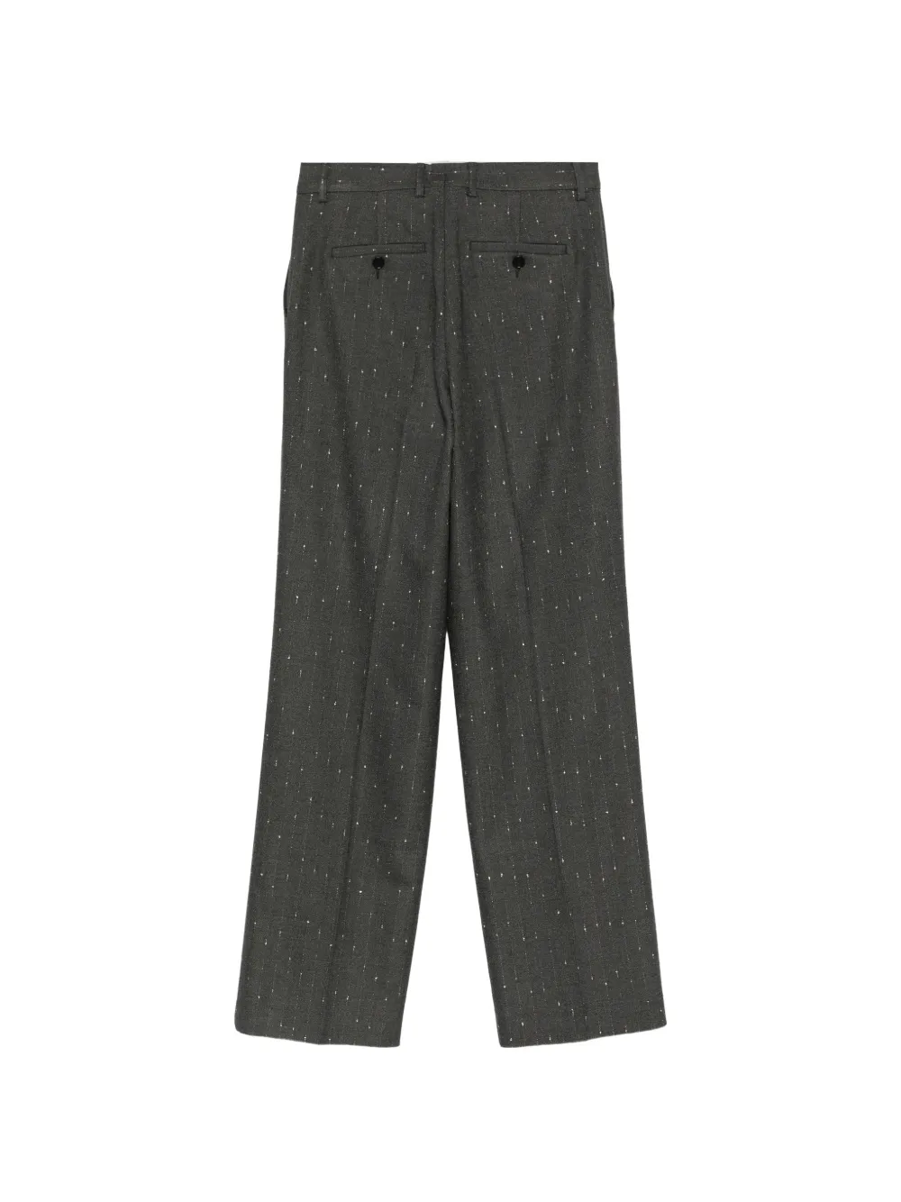Manuel Ritz pinstriped pleated trousers Grijs