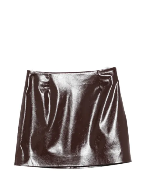 Manuel Ritz high-shine mini skirt