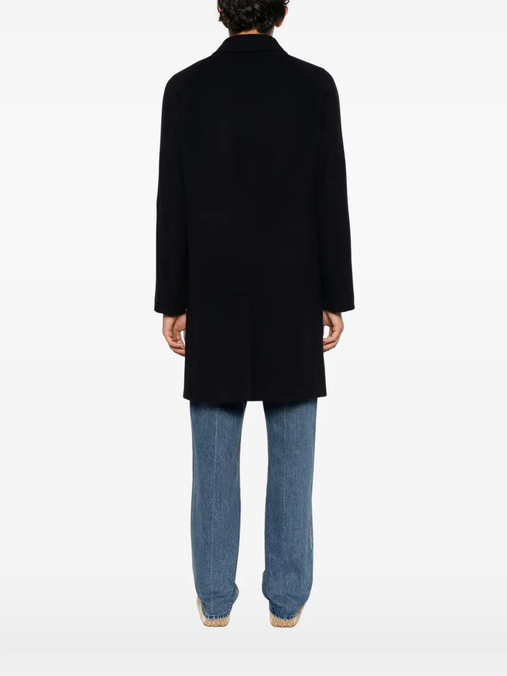 Manuel Ritz concealed-fastening coat Blauw