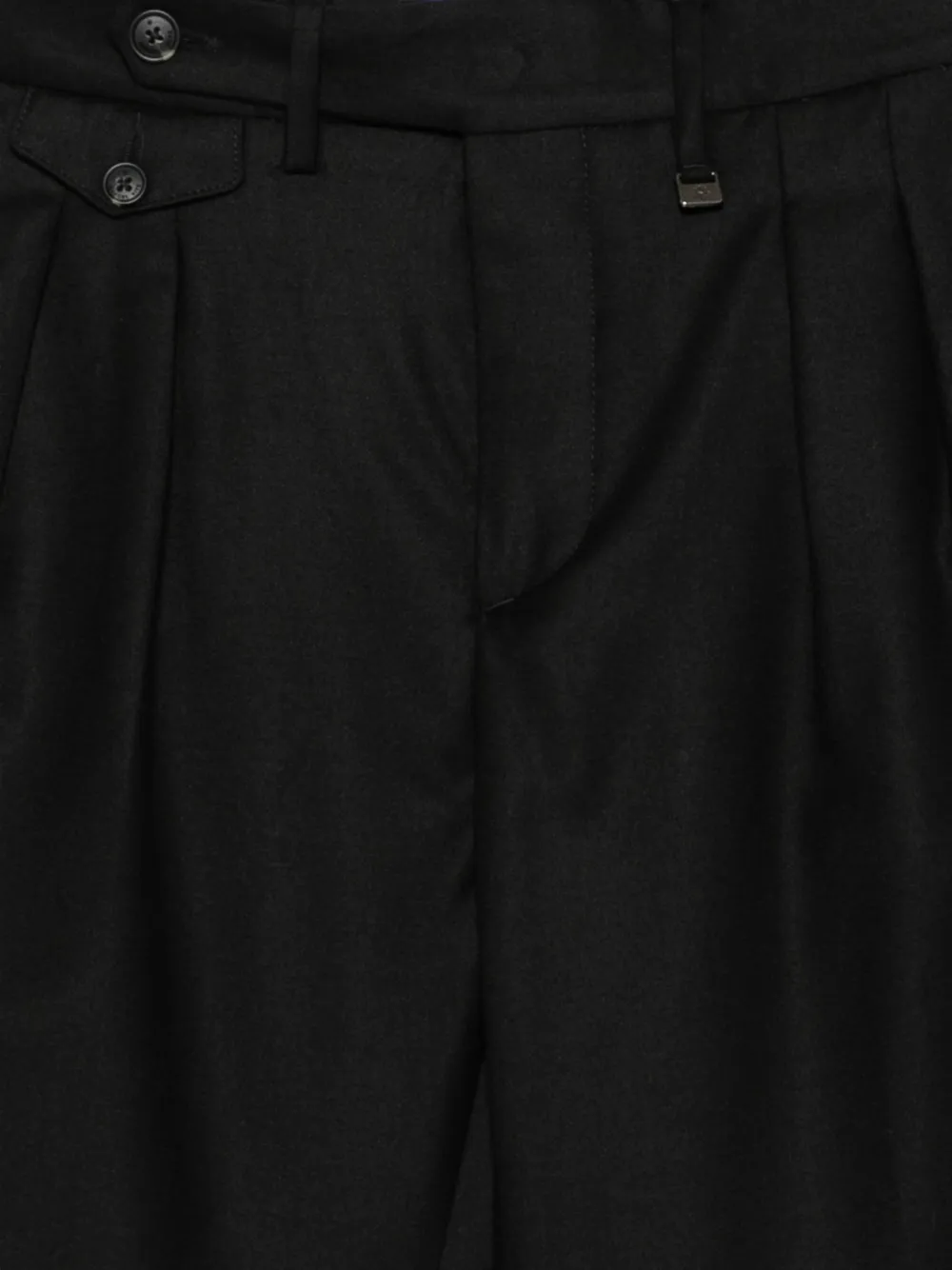 Manuel Ritz double-pleat trousers Zwart