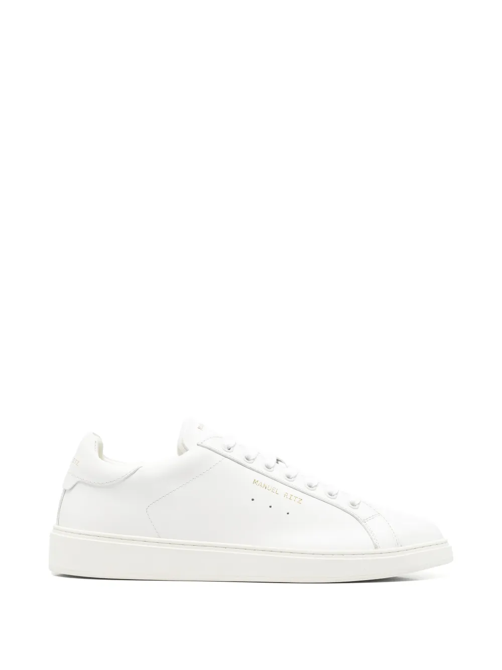 Manuel Ritz logo-print leather sneakers | White | Image 1