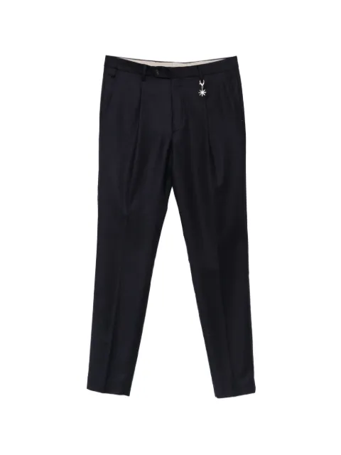 Manuel Ritz New York pleated wool-flannel trousers