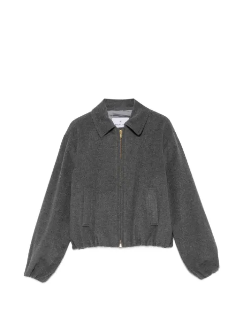 Manuel Ritz zip-up collared overzised jacket