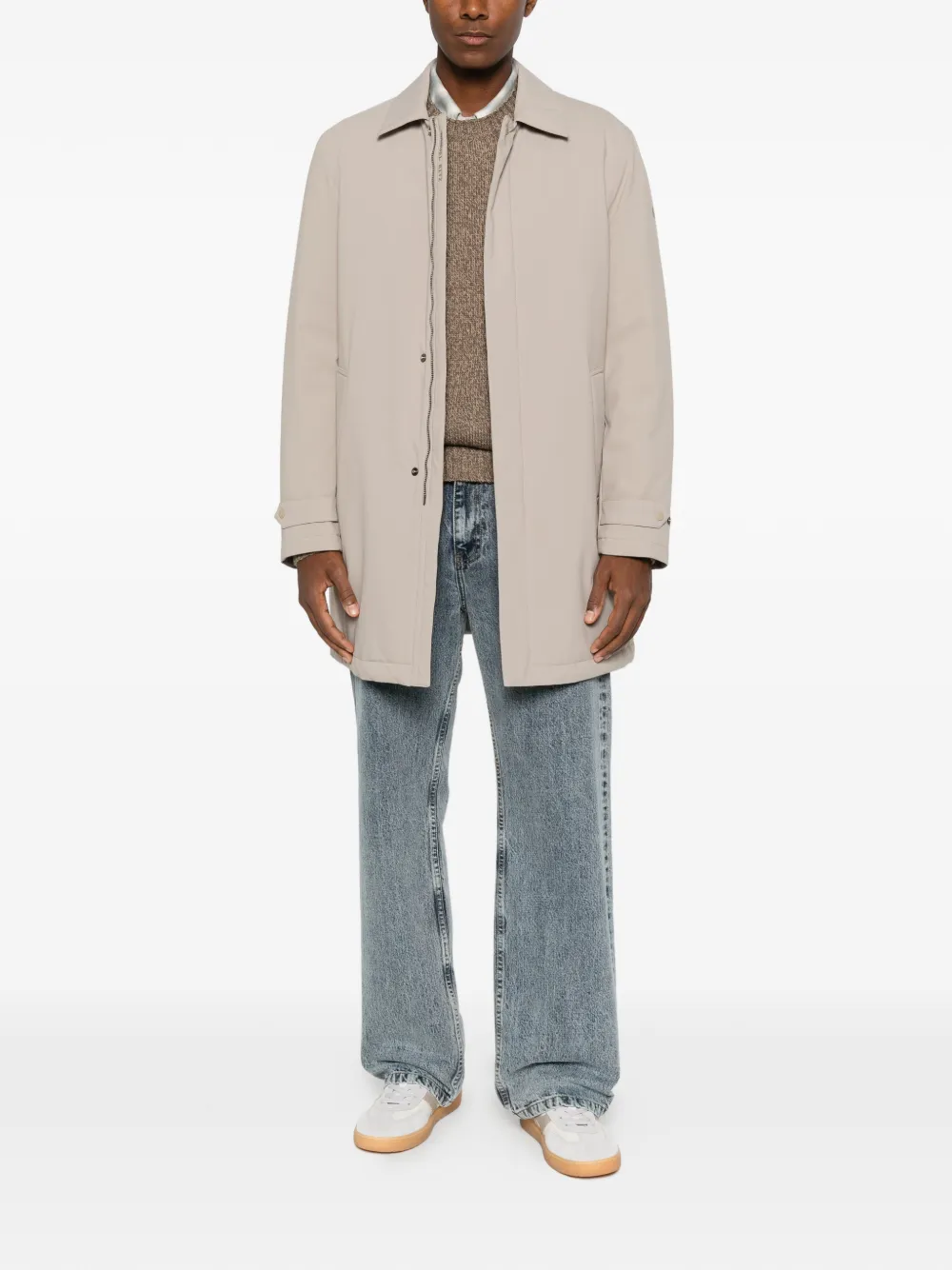 Manuel Ritz Jas met rits Beige