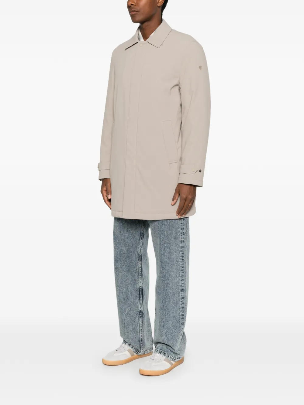 Manuel Ritz Jas met rits Beige