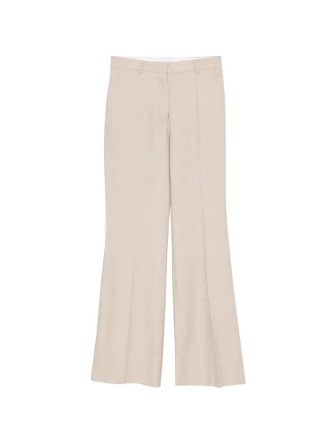 Manuel Ritz pressed-crease flared trousers
