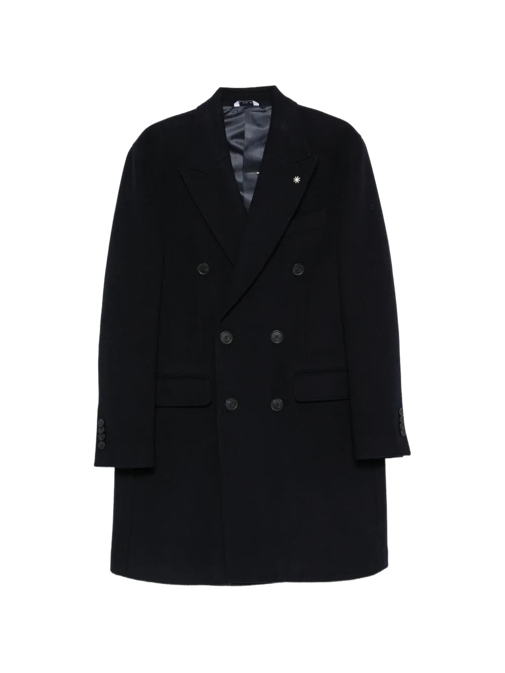 Manuel Ritz double-breasted coat | Blue | Image 1