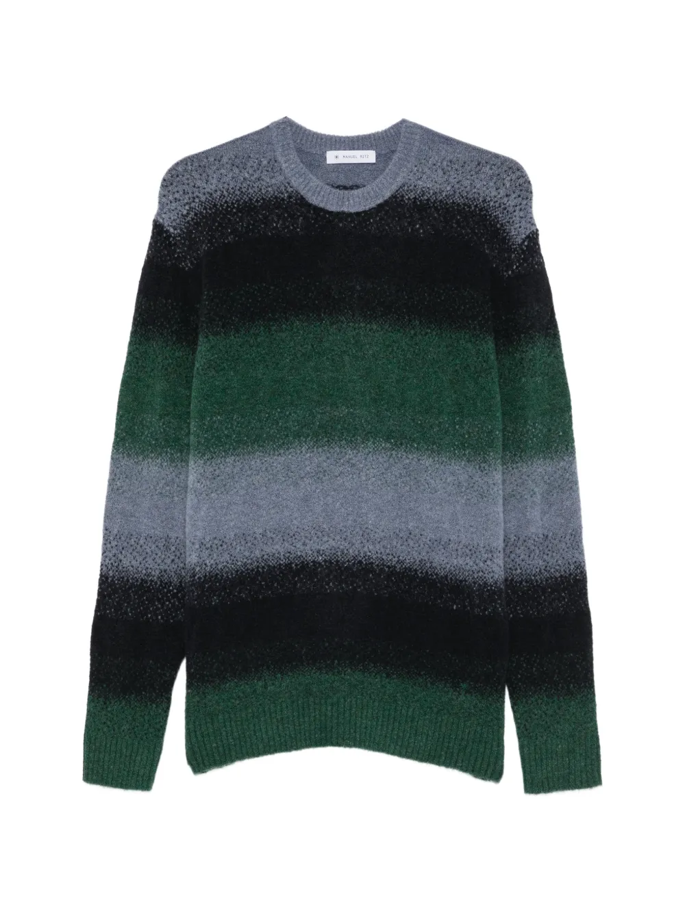 Manuel Ritz degradé striped sweater | Grey | Image 1