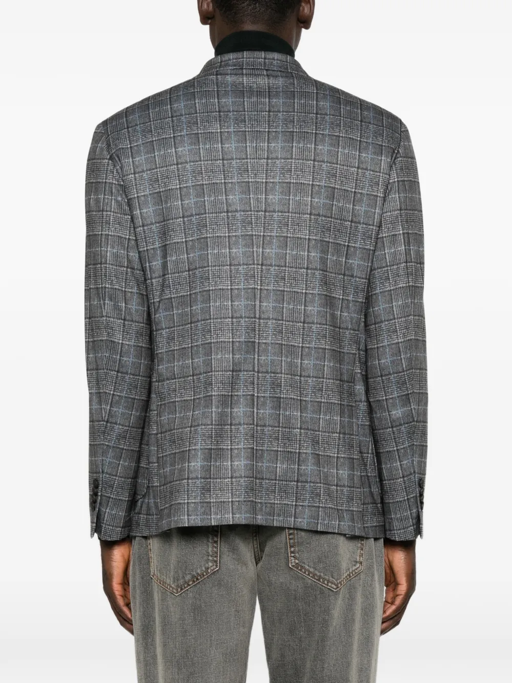 Manuel Ritz Blazer met dubbele rij knopen Grijs