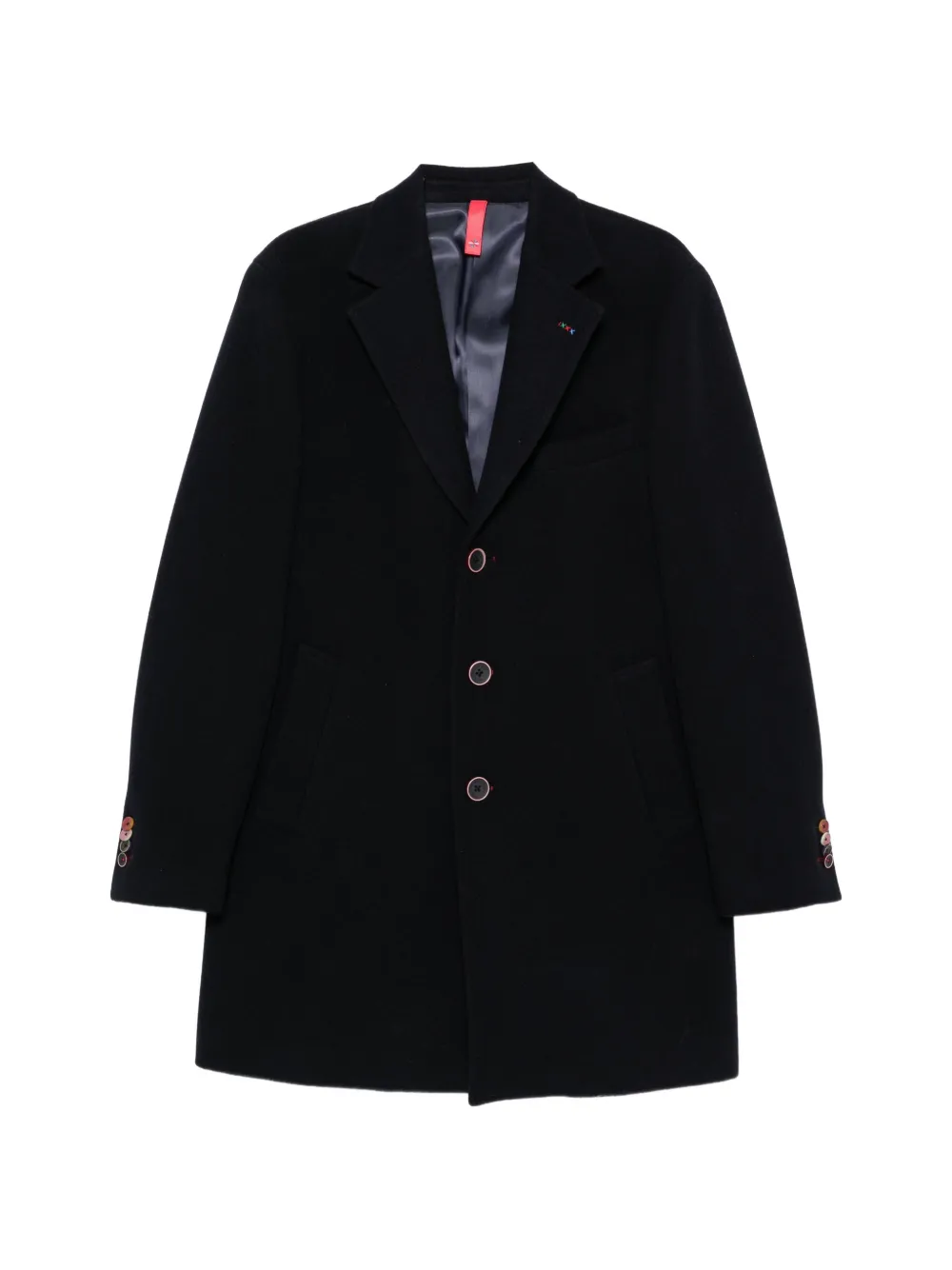 Manuel Ritz slim-fit single-breasted coat - Bleu Manuel Ritz slim-fit single-breasted coat - Bleu