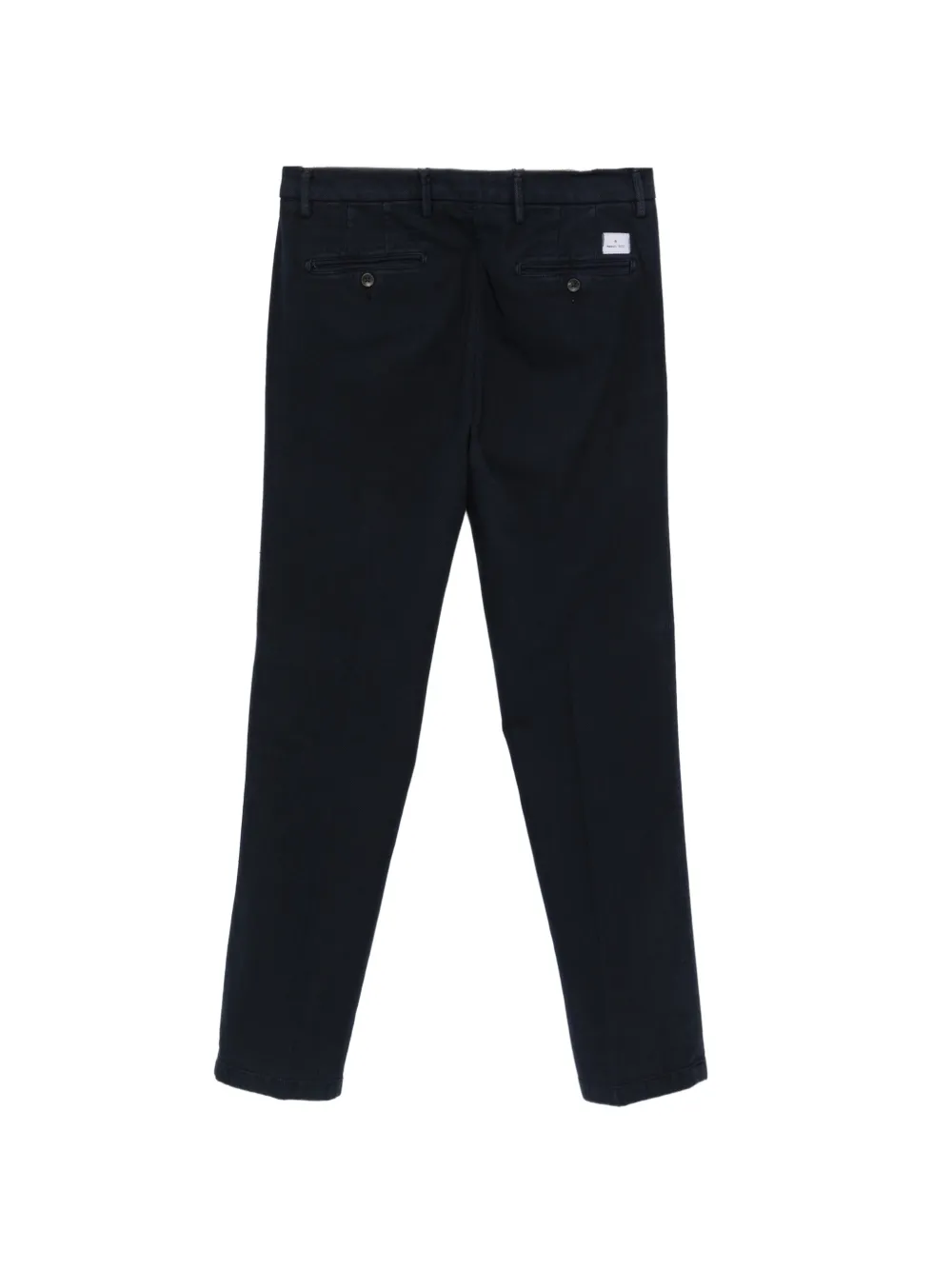 Manuel Ritz diagonal-pocket chinos Blauw