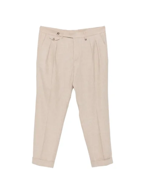 Manuel Ritz Tokyo double-pleat twill trousers