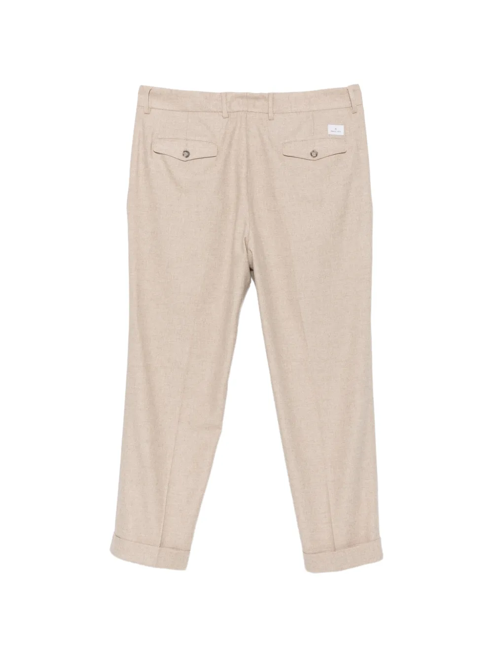 Manuel Ritz Tokyo broek van twill met dubbele plooi Beige