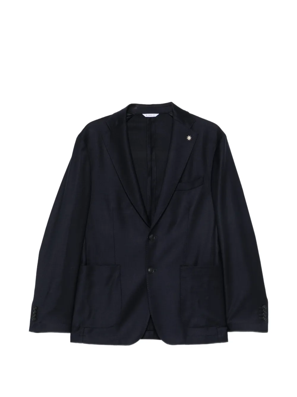Manuel Ritz wool flannel blazer - Blue