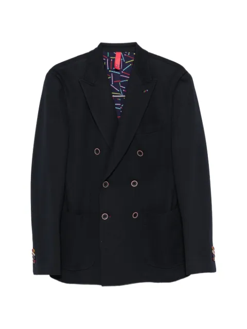 Manuel Ritz double-breasted piquè blazer