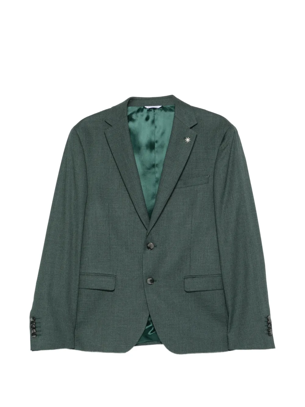 Manuel Ritz slim-fit twill suit | Green | Image 1