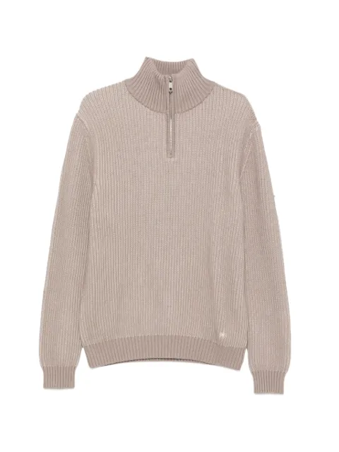 Manuel Ritz half-zip ribbed sweater
