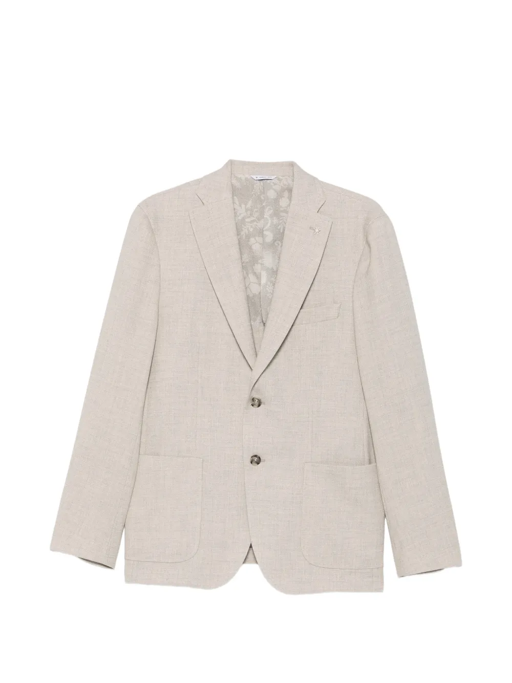 Manuel Ritz blazer de tejido diagonal | gris | Image 1