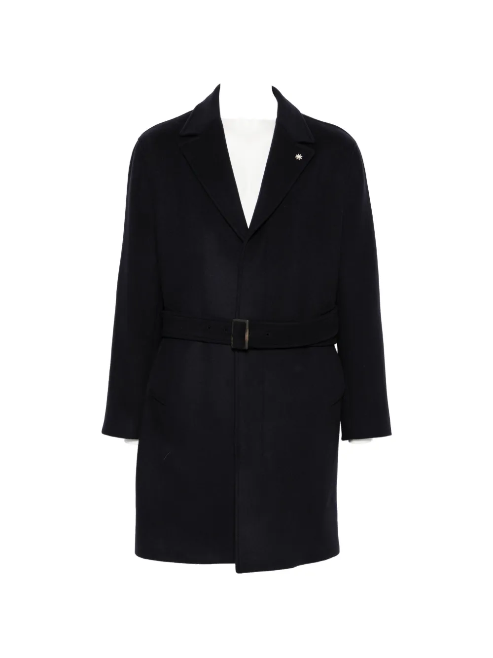 Manuel Ritz single-breasted coat - Blu