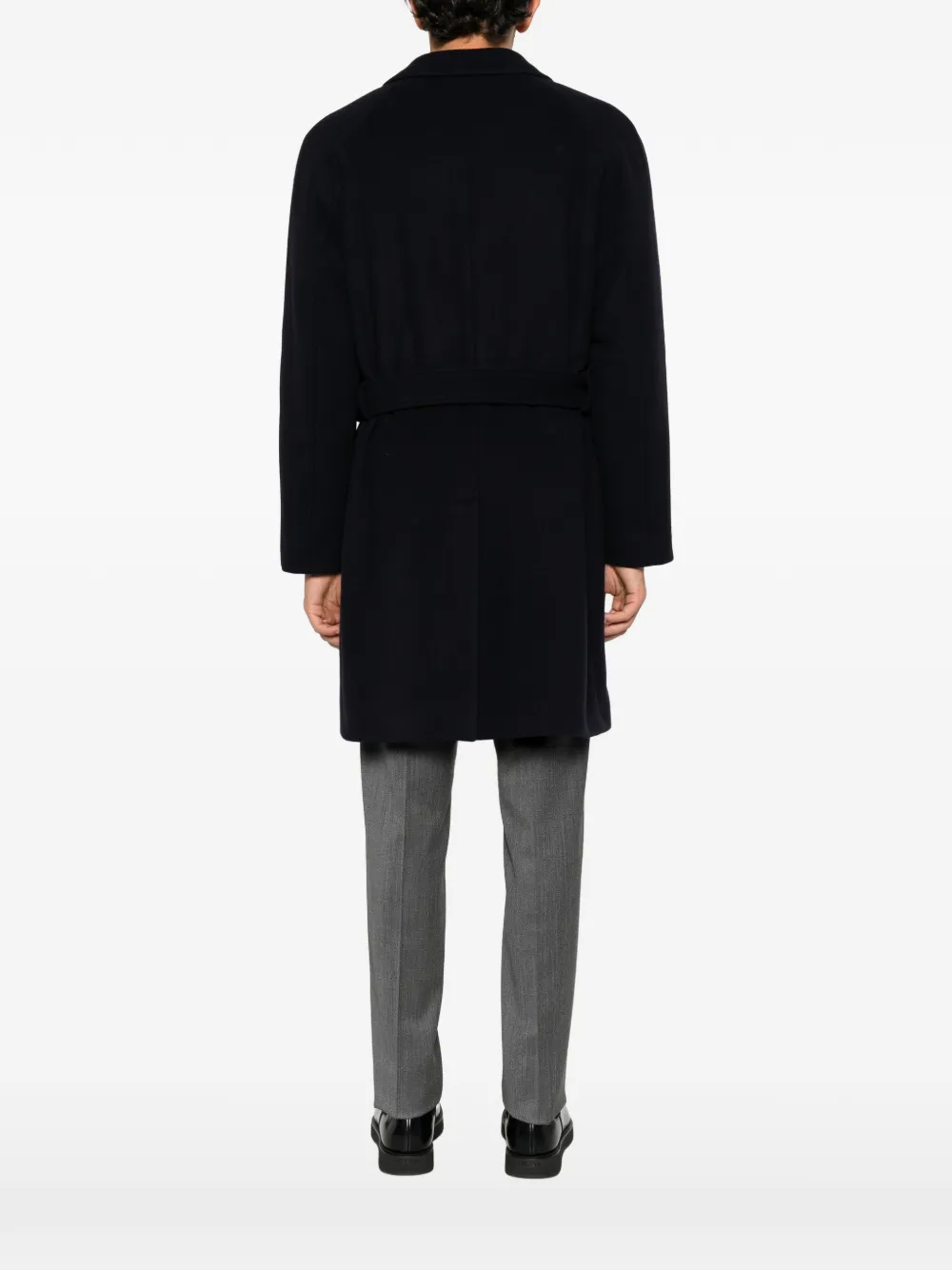 Manuel Ritz single-breasted coat Blauw