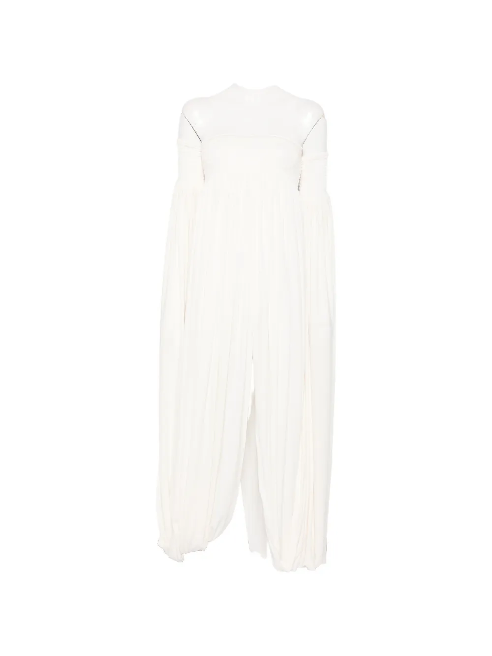 Coperni all-in-one off-shoulder maxi dress - Bianco