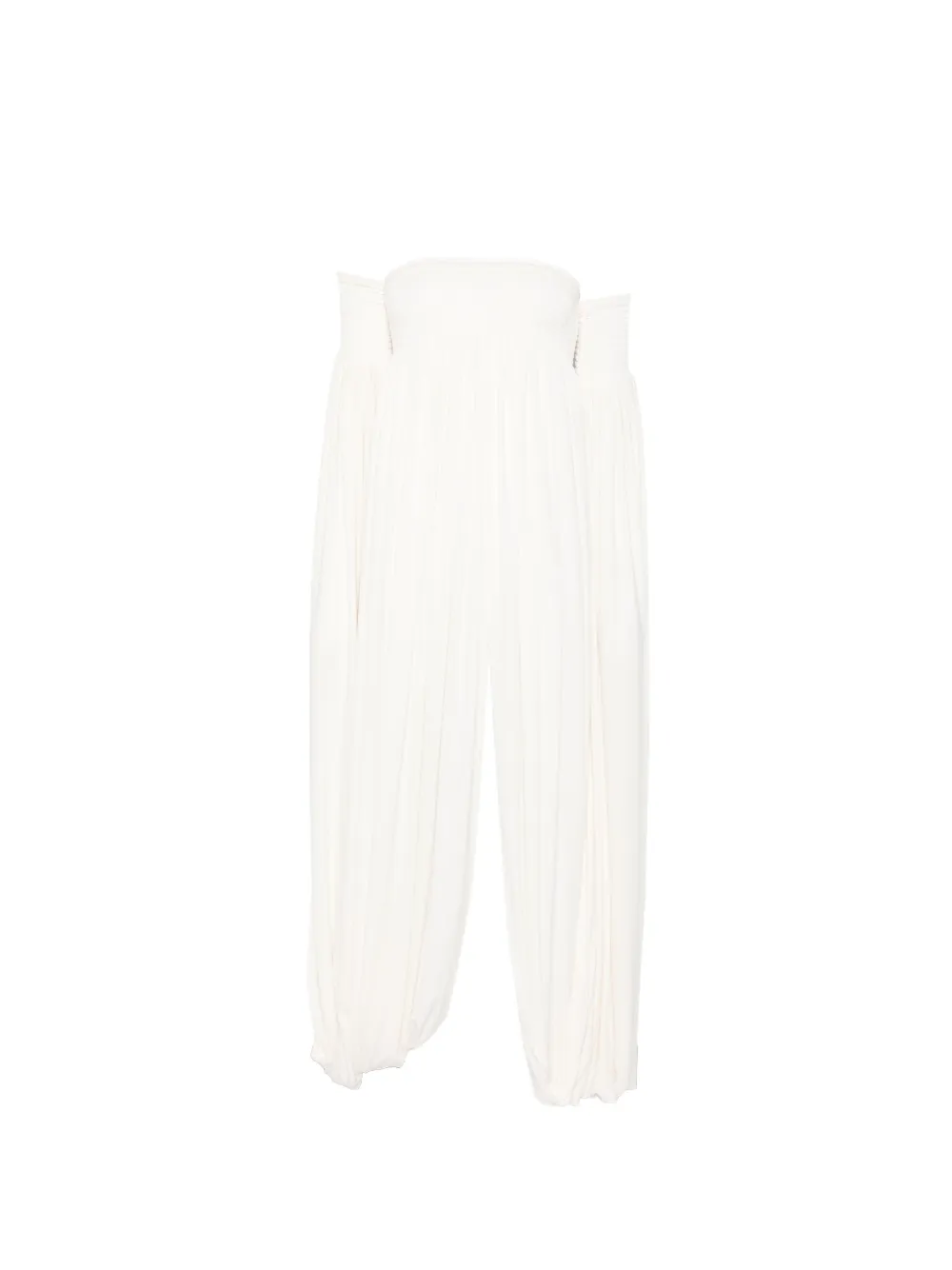 Coperni all-in-one off-shoulder maxi dress - White