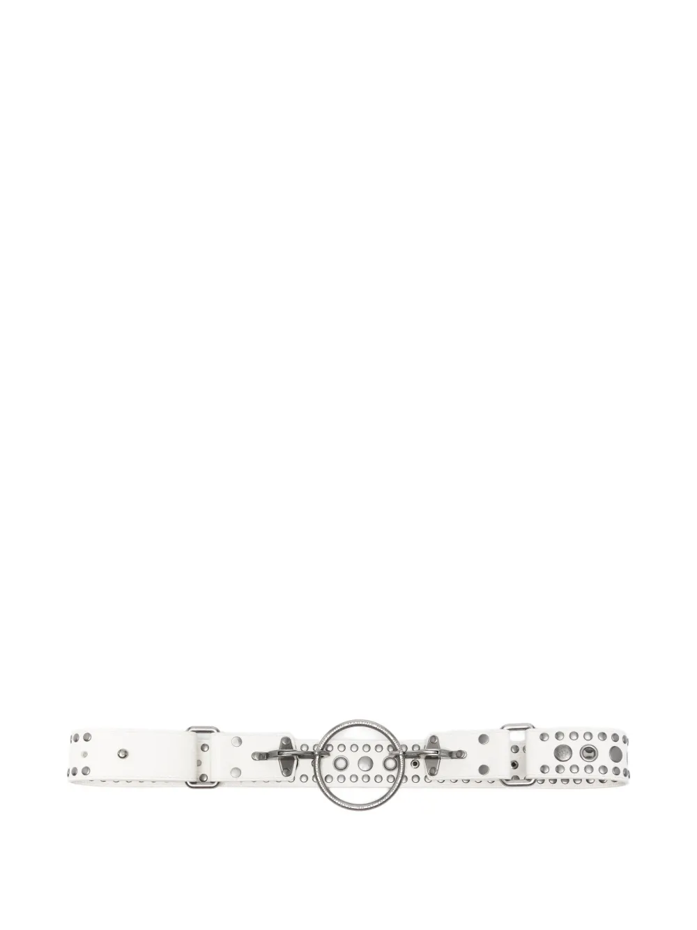Martine Rose studded O-ring belt - Bianco