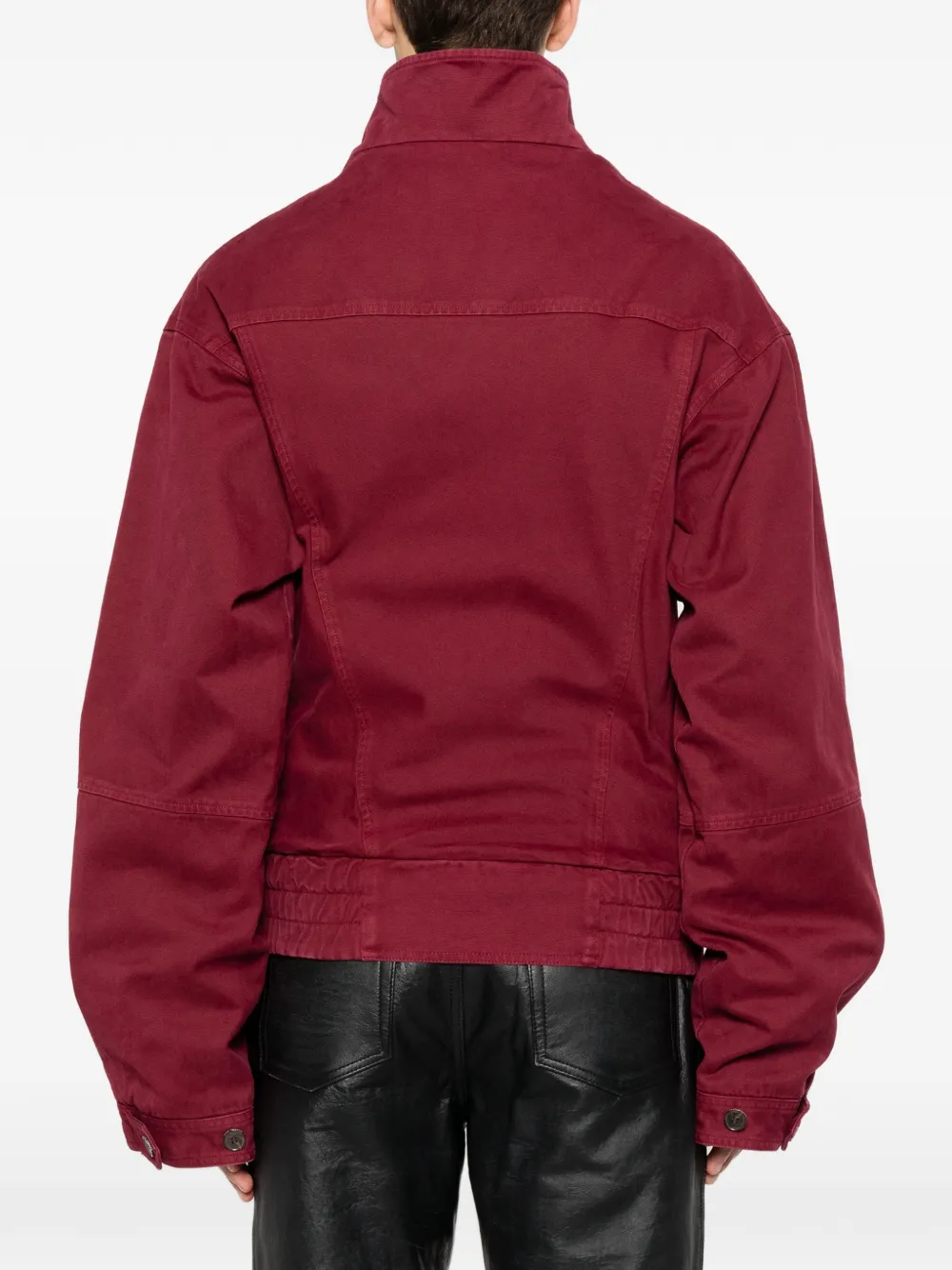 Martine Rose Jack met geborduurd logo Rood