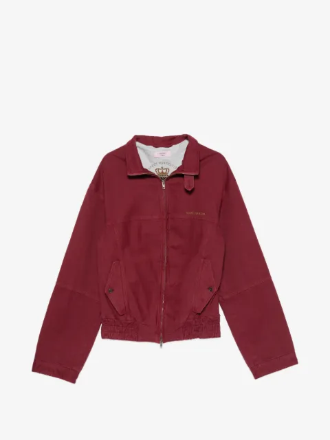 Martine Rose logo-embroidered harrington jacket