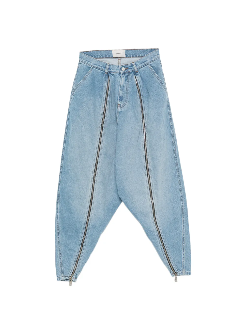 Coperni Sarouel zip-detail jeans - Blu